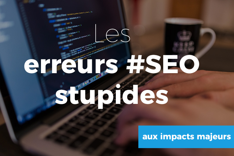 Les erreurs SEO stupides