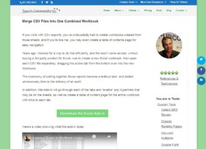 Outil SEO Gratuit : Consolidateur de feuilles