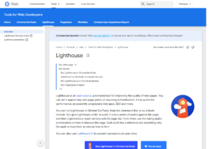 Outil SEO Gratuit : Lighthouse