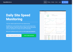 Outil SEO Gratuit : SpeedMonitor.io
