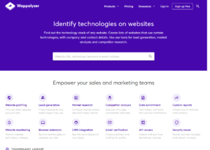Outil SEO Gratuit : Wappalyzer