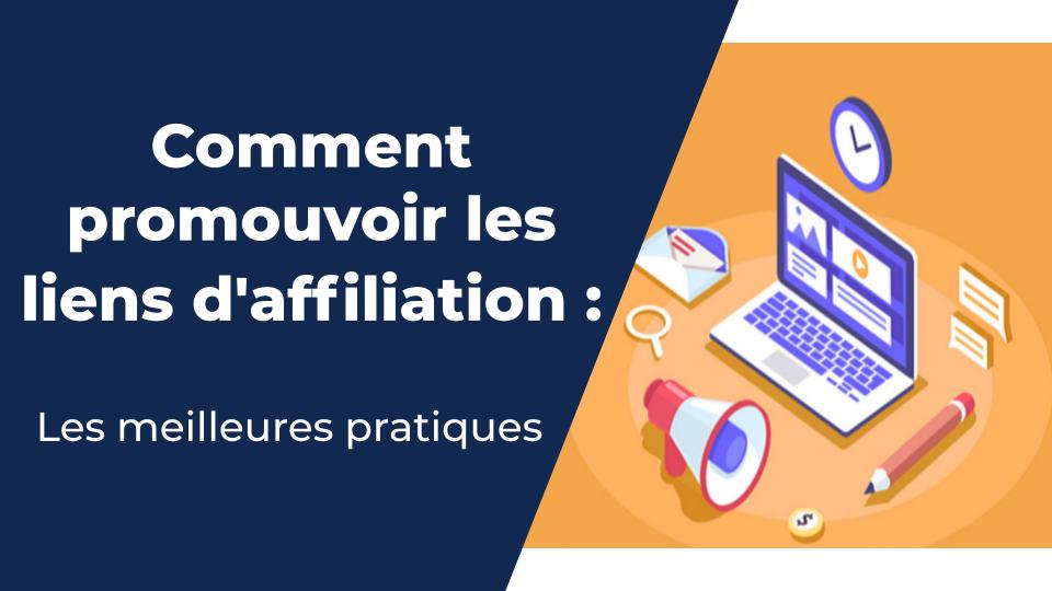 comment promouvoir les liens d'affiliation