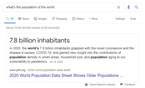 mots-clés basés sur des questions